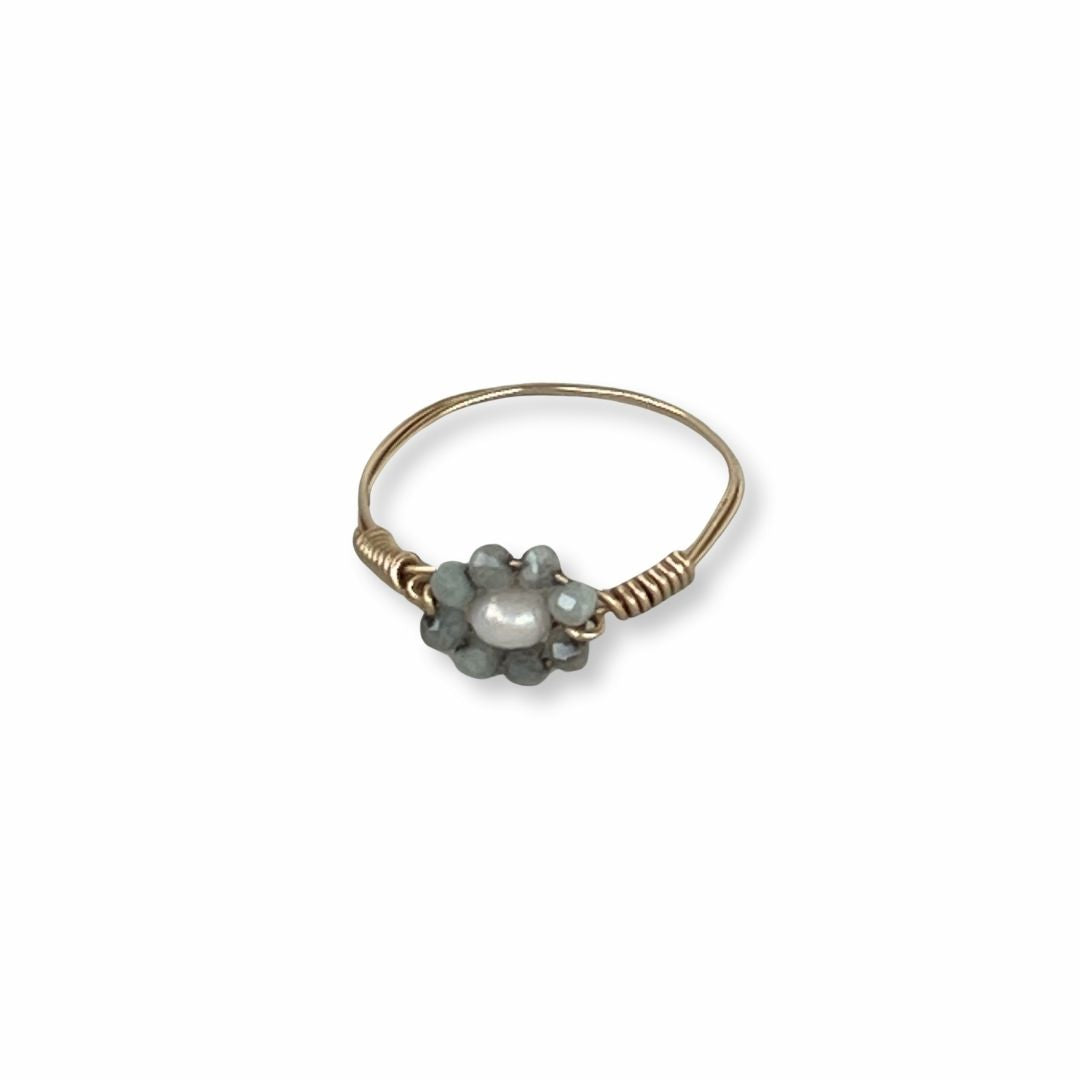 JADE&PEARL Daisy Ring