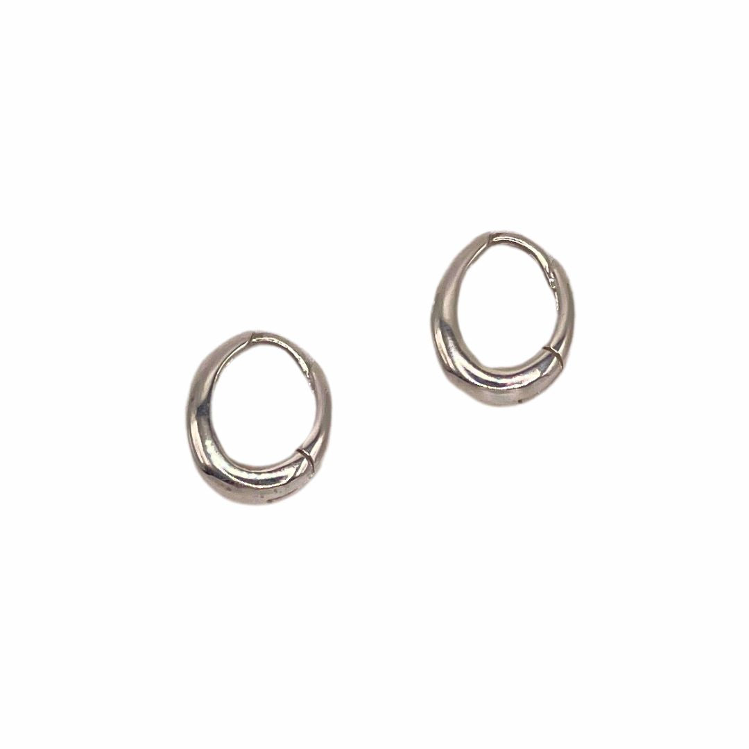 Teardrop Huggie Hoop Earrings