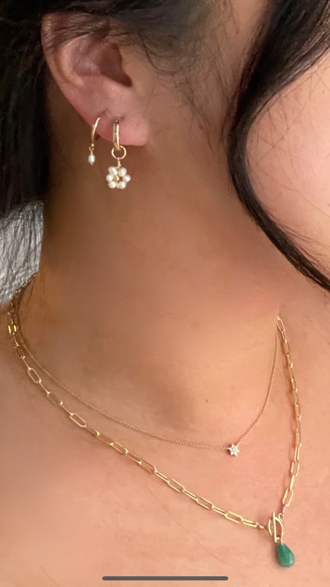 ZOE Jade Toggle Clasp Necklace