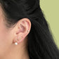 Crescent Moon Studs
