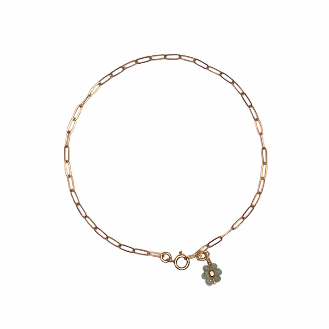 Mini Paperclip Anklet