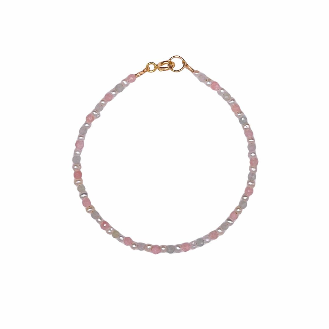 Mixed Gemstone Beaded Bracelet
